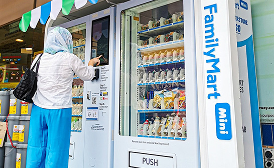 Self service vending machines